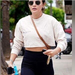 PANGAIA 365 heavyweight cropped sweatshirt size XS